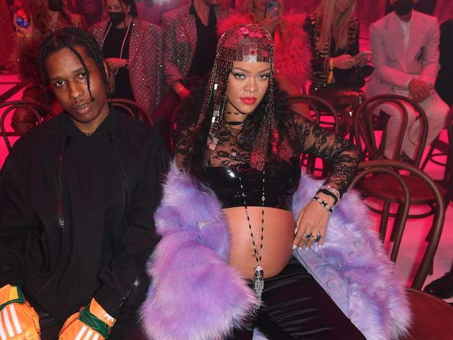 Rihanna junto a A$ap Rocky