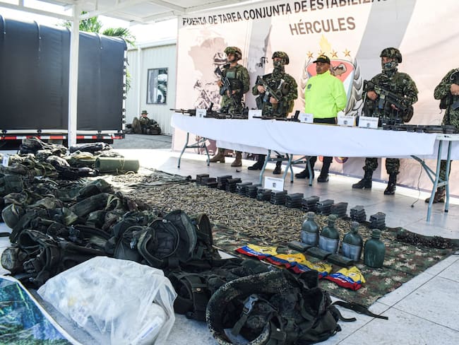 Combates en Nariño dejan 9 disidentes FARC muertos. Cortesía: Fuerzas Militares.