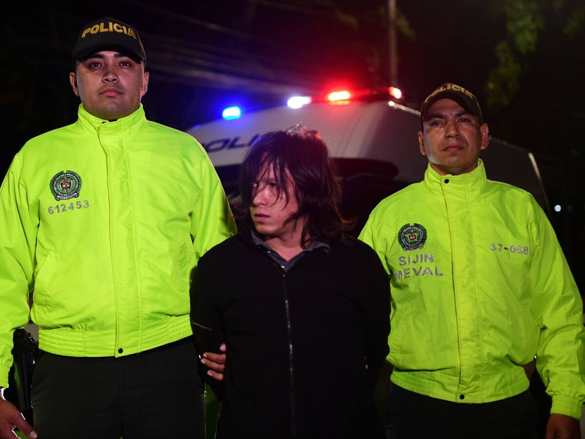 Capturaron a un hombre acusado de asesinar a un policía durante su fuga en Medellín