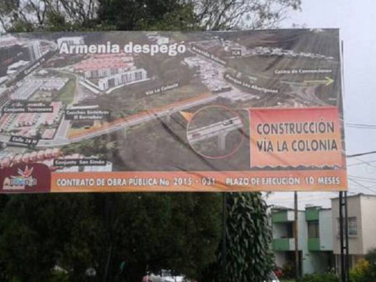 Corrupción valorización en Armenia: Interventores inhabilitados y multados: Procuraduría