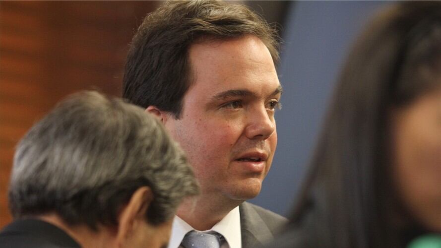 Juan Sebastián Correa declaró ante la Comisión de Acusaciones. Foto: Colprensa