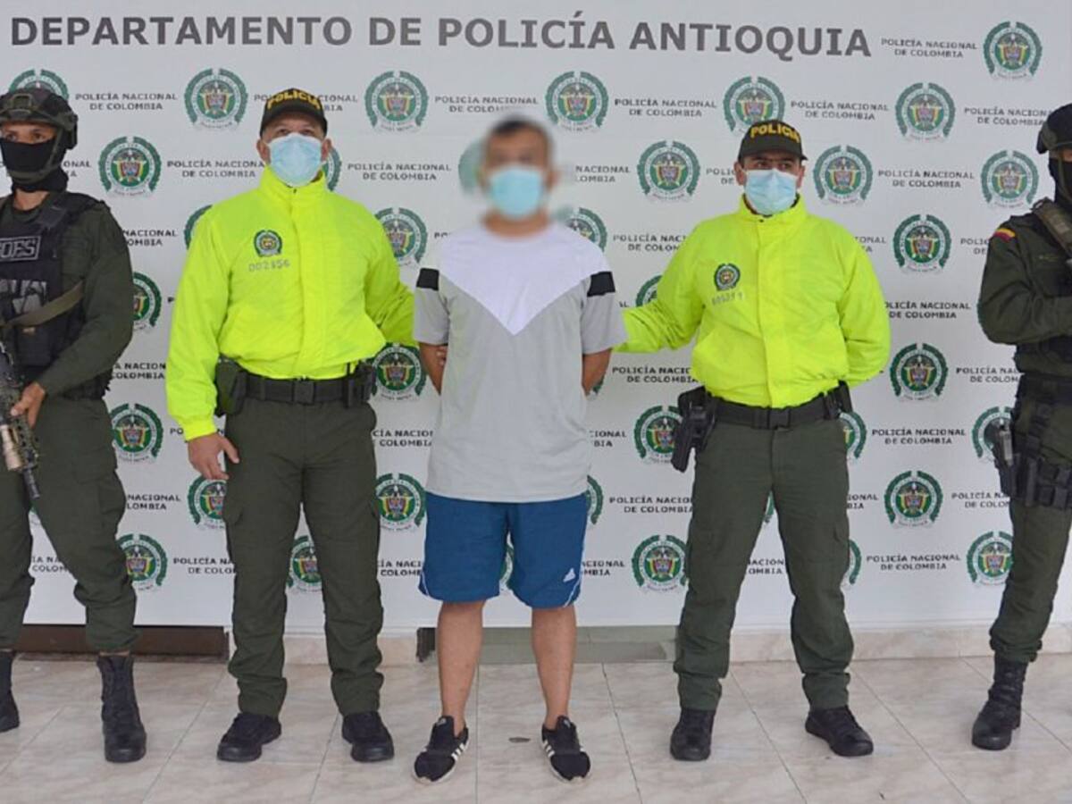 Cayó alias Chicharro, uno de los más buscados del Occidente de Antioquia