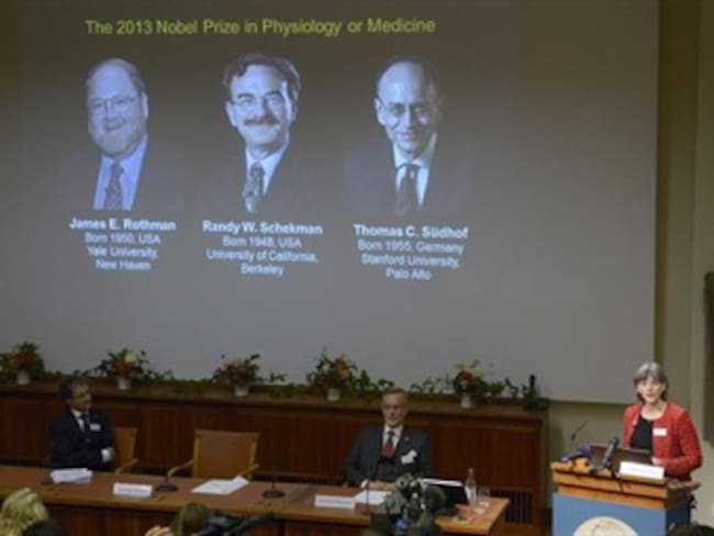Dos estadounidenses y un alemán comparten el Nobel de Medicina 2013