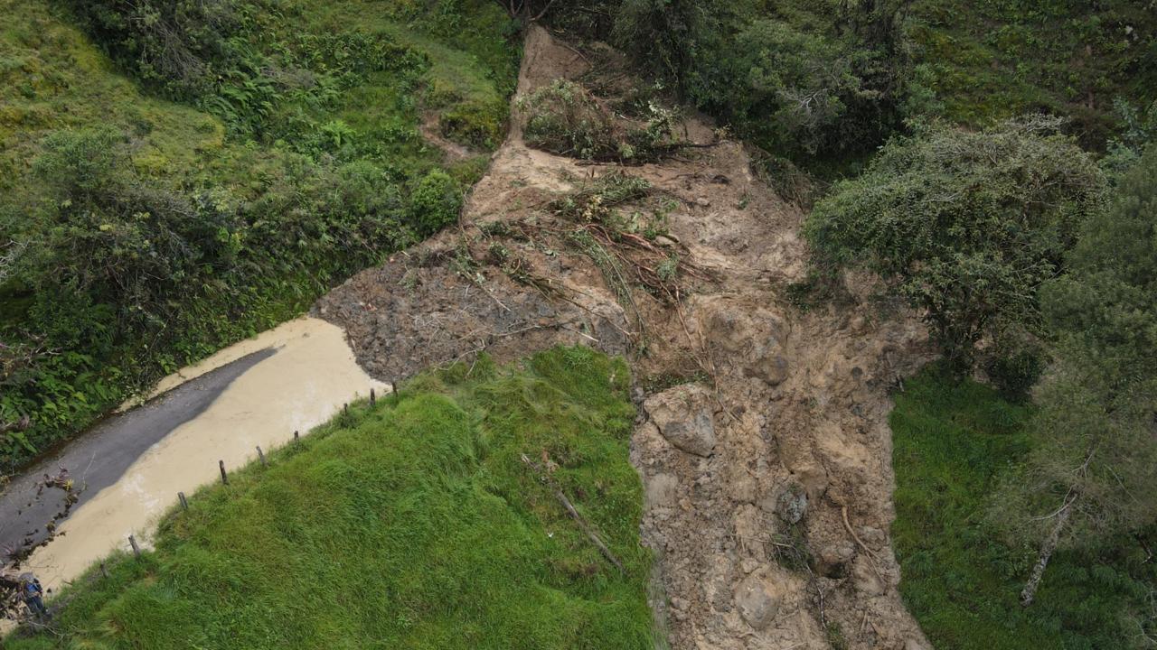 Rondón en Alerta Naranja por deslizamientos de tierra.
