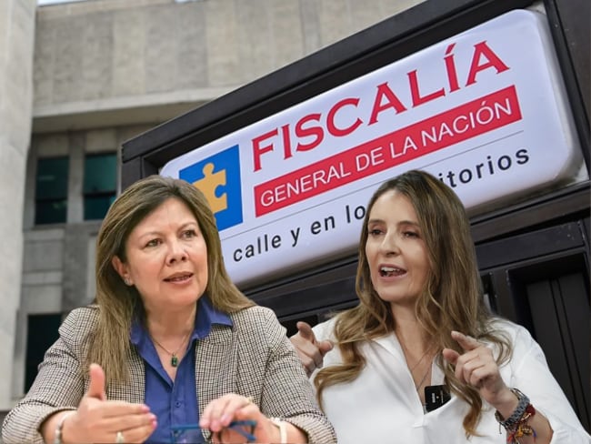 Fiscal Luz Adriana Camargo y candidata presidencial Paloma Valencia