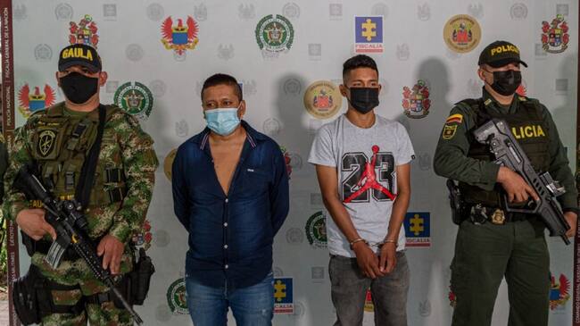 Capturados alias ‘Bolas’ y ‘Mono’ en el Huila.