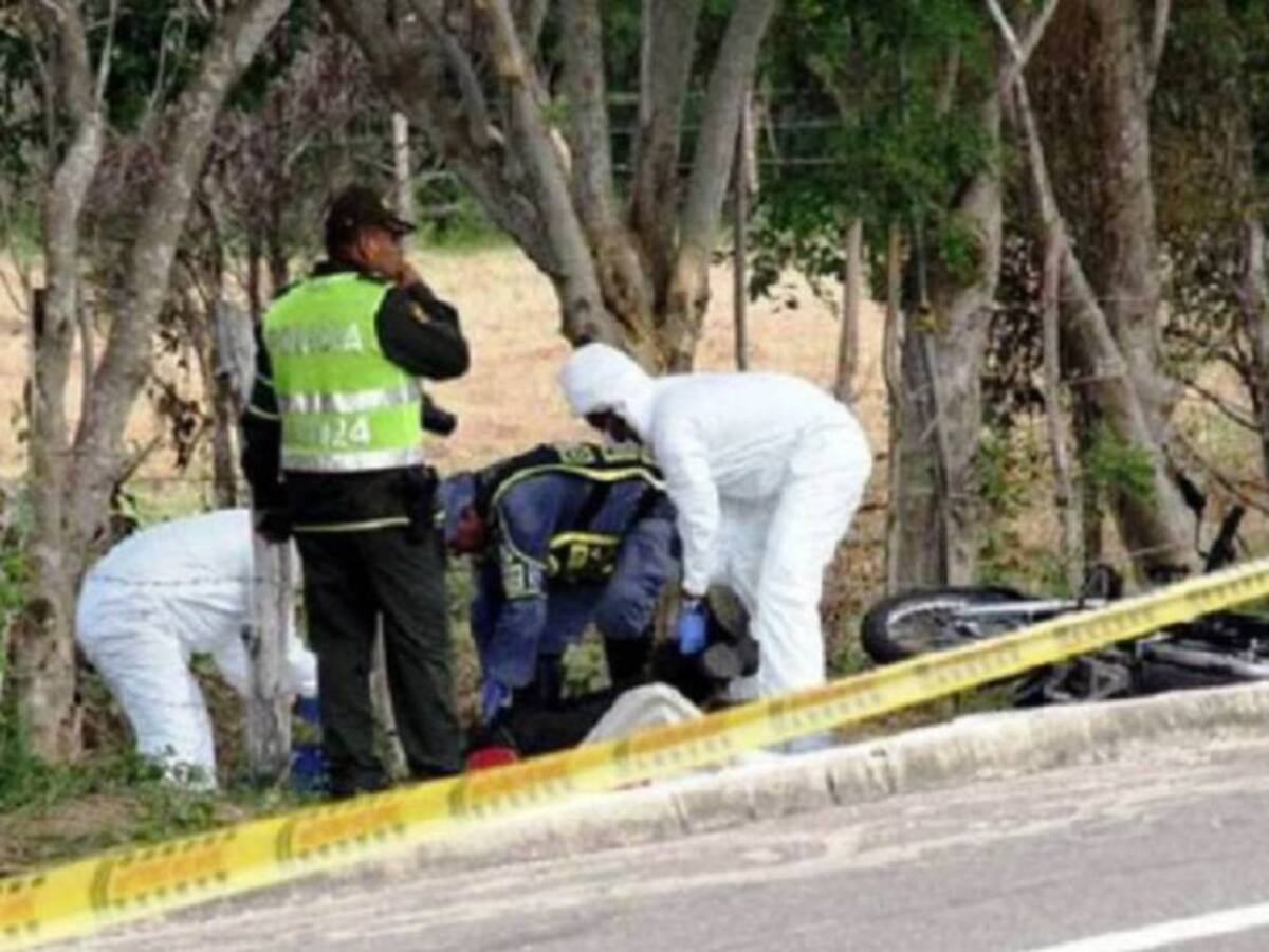 Motociclista murió tras sufrir accidente en la vía San Onofre - Cartagena