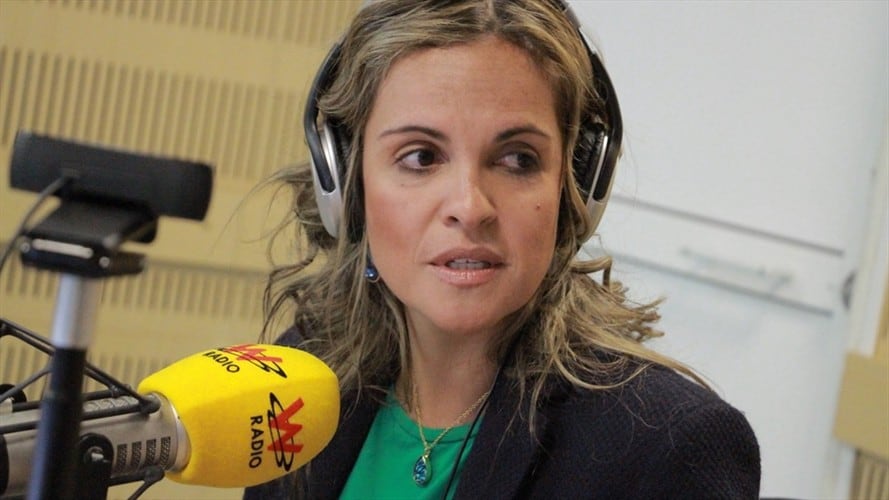 María Andrea Nieto en La W. Foto: La W con Vicky Dávila