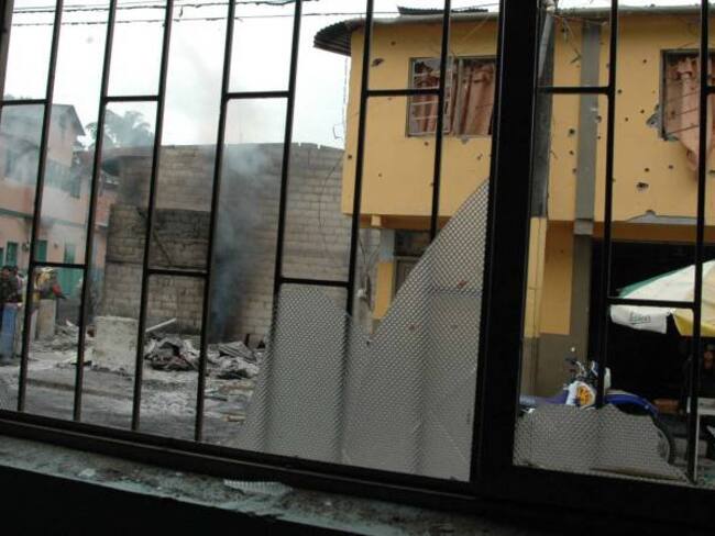 Ya van siete ataques a la estación de policía de Fortul, Arauca este año