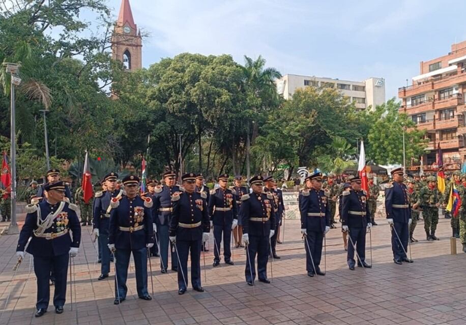 Plaza de banderas del Huila