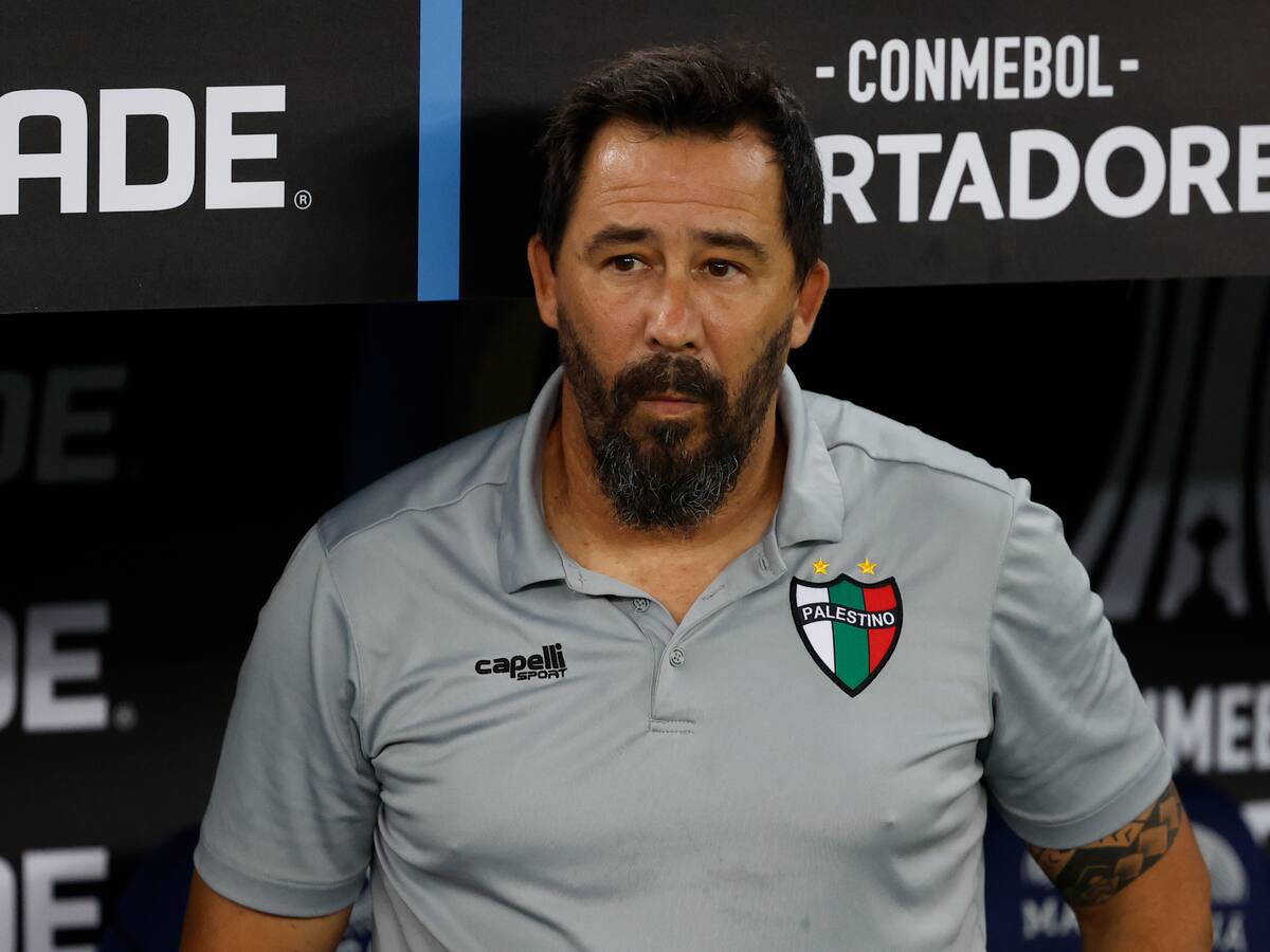 DT de Palestino prende las alarmas previo al partido con Millonarios en Copa Libertadores