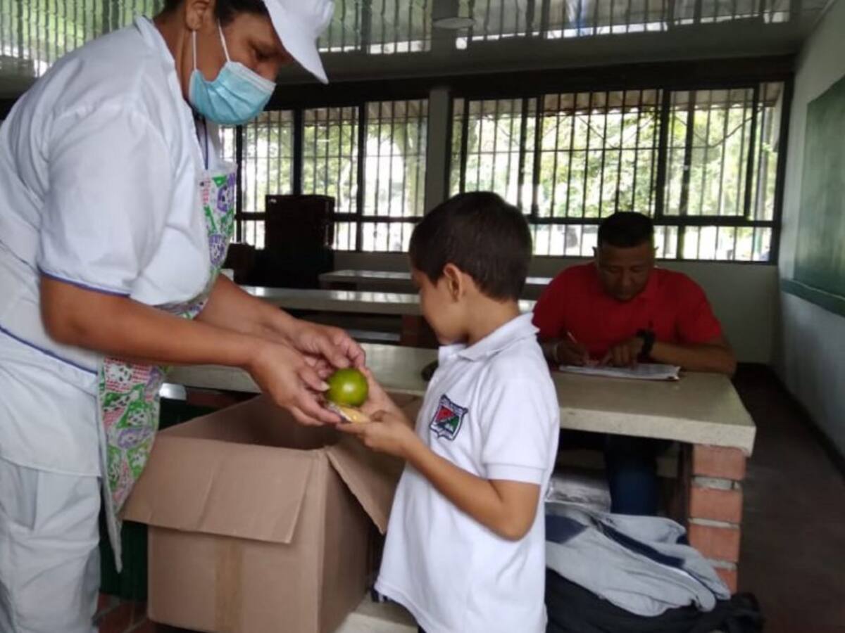 En Quindío se reanuda Programa de Alimentación Escolar