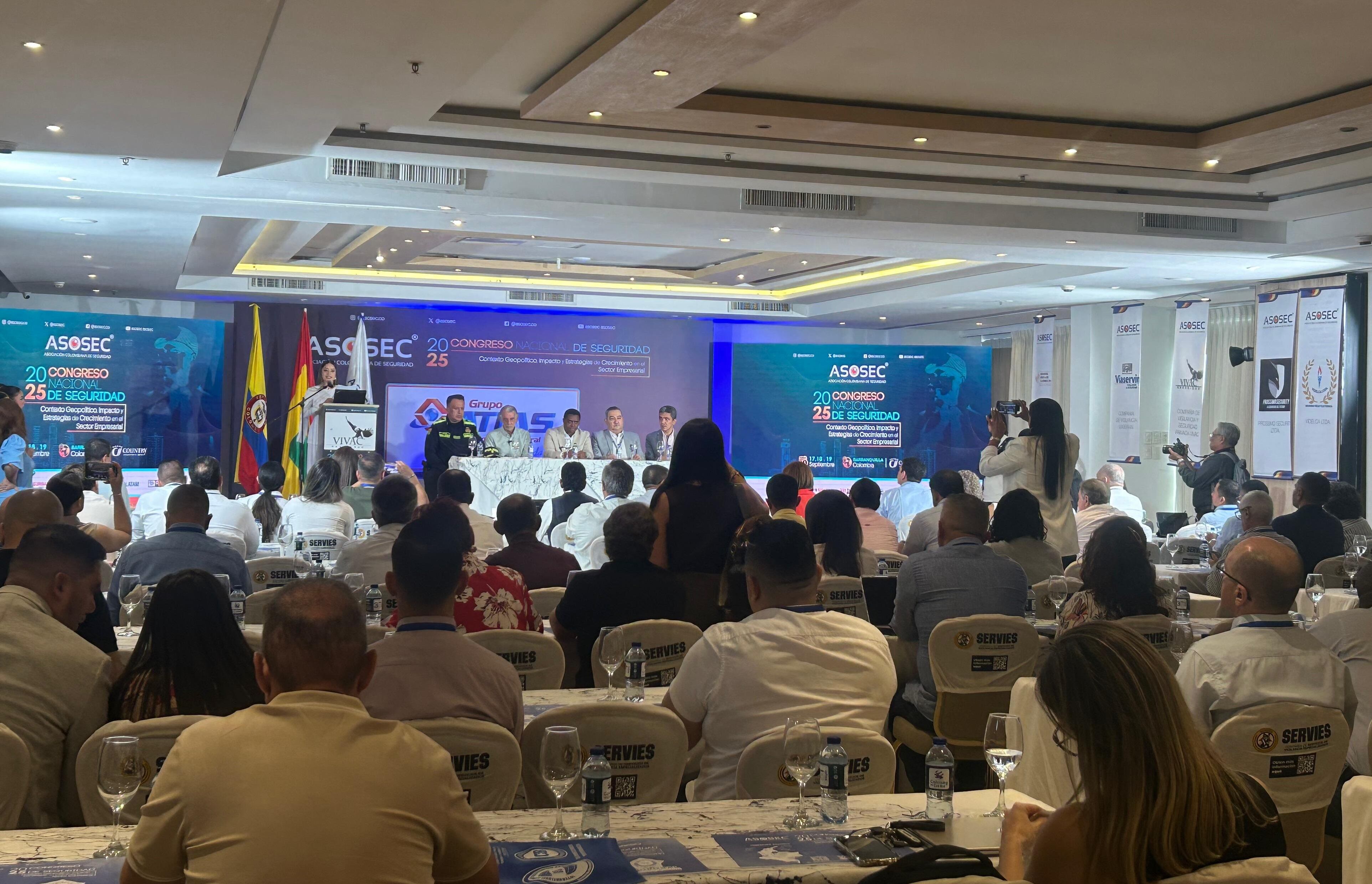 Congreso Nacional de Seguridad 2025. Foto: Caracol Radio.