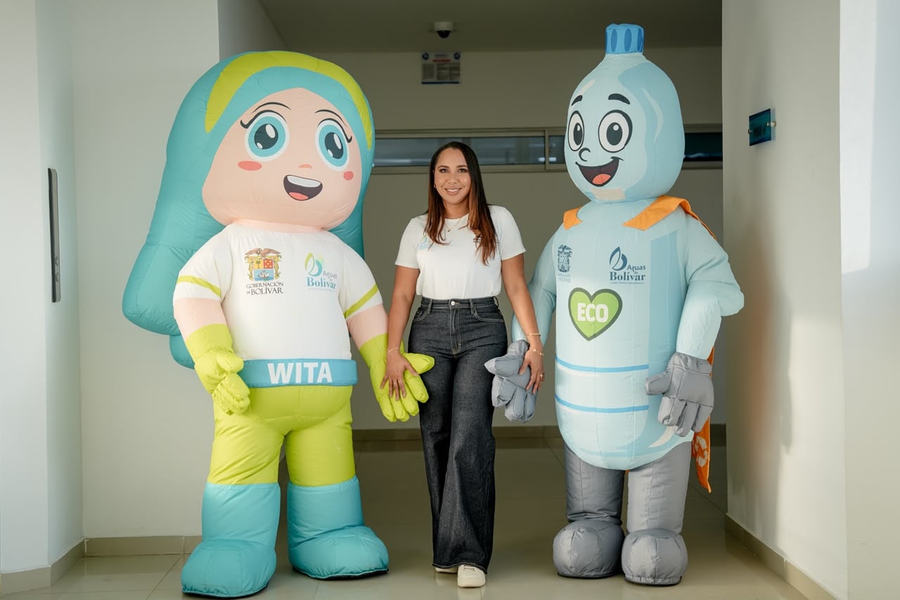 Eliana Romero Valiente, gerente general de Aguas de Bolívar.