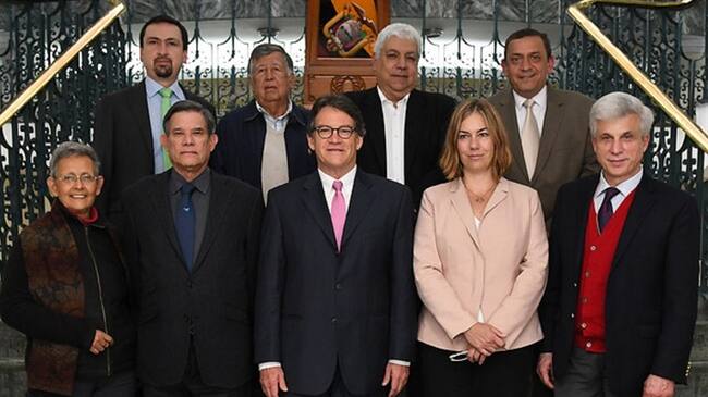 Equipo negociador del Gobierno en los diálogos con el Eln. Foto: Colprensa