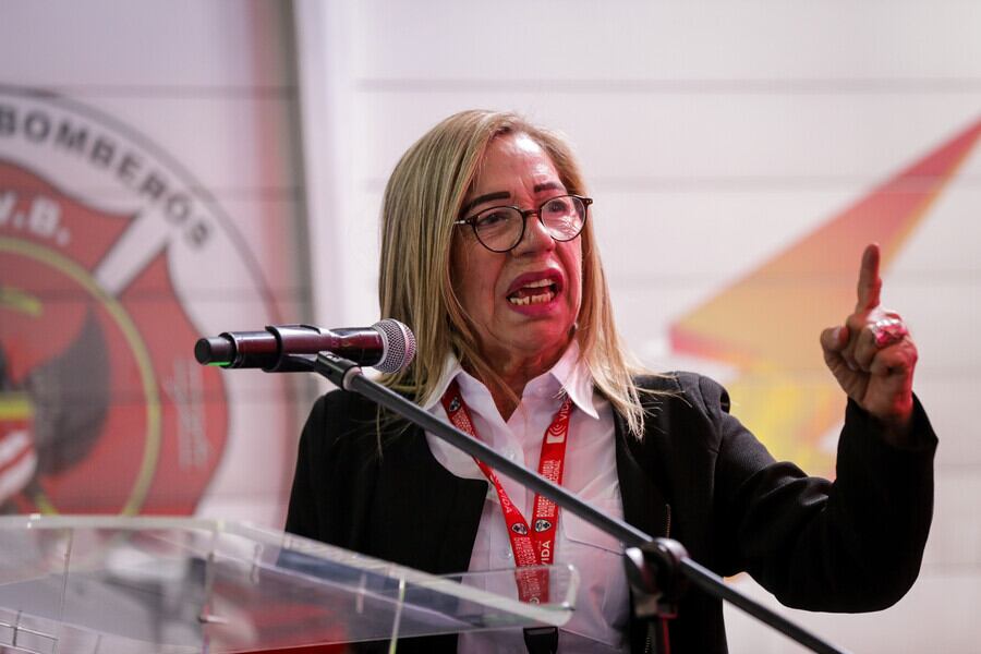 Directora de Bomberos, Lourdes Peña. Foto: Colprensa.