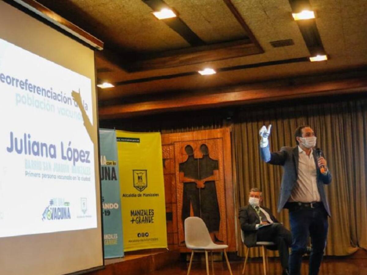Nuevo sistema de georreferenciación en Manizales para vacunación