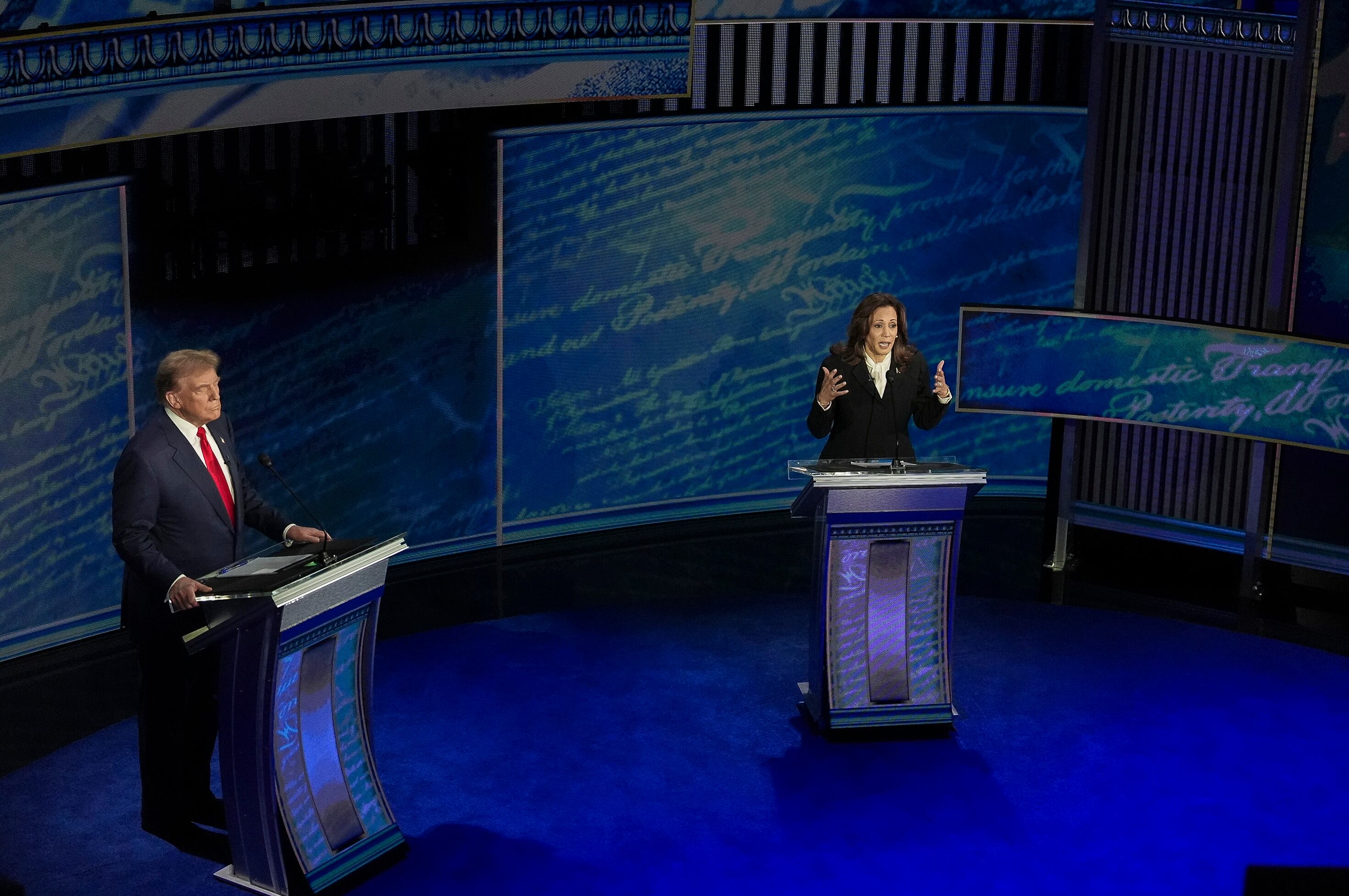 Donald J. Trump y Kamala Harris EFE/EPA/DEMETRIUS FREEMAN / POOL