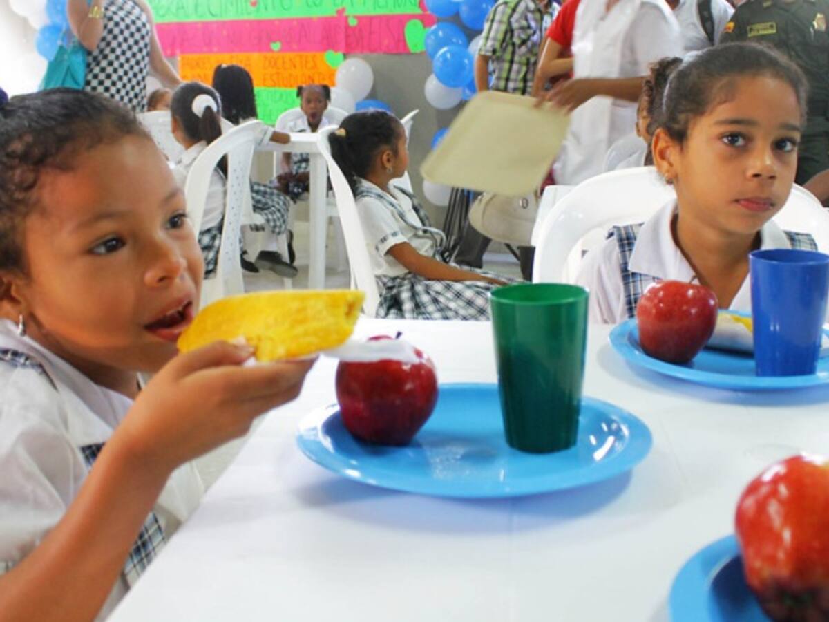Más de 89.000 niños no tendran refrigerios este viernes en colegios de Bogotá