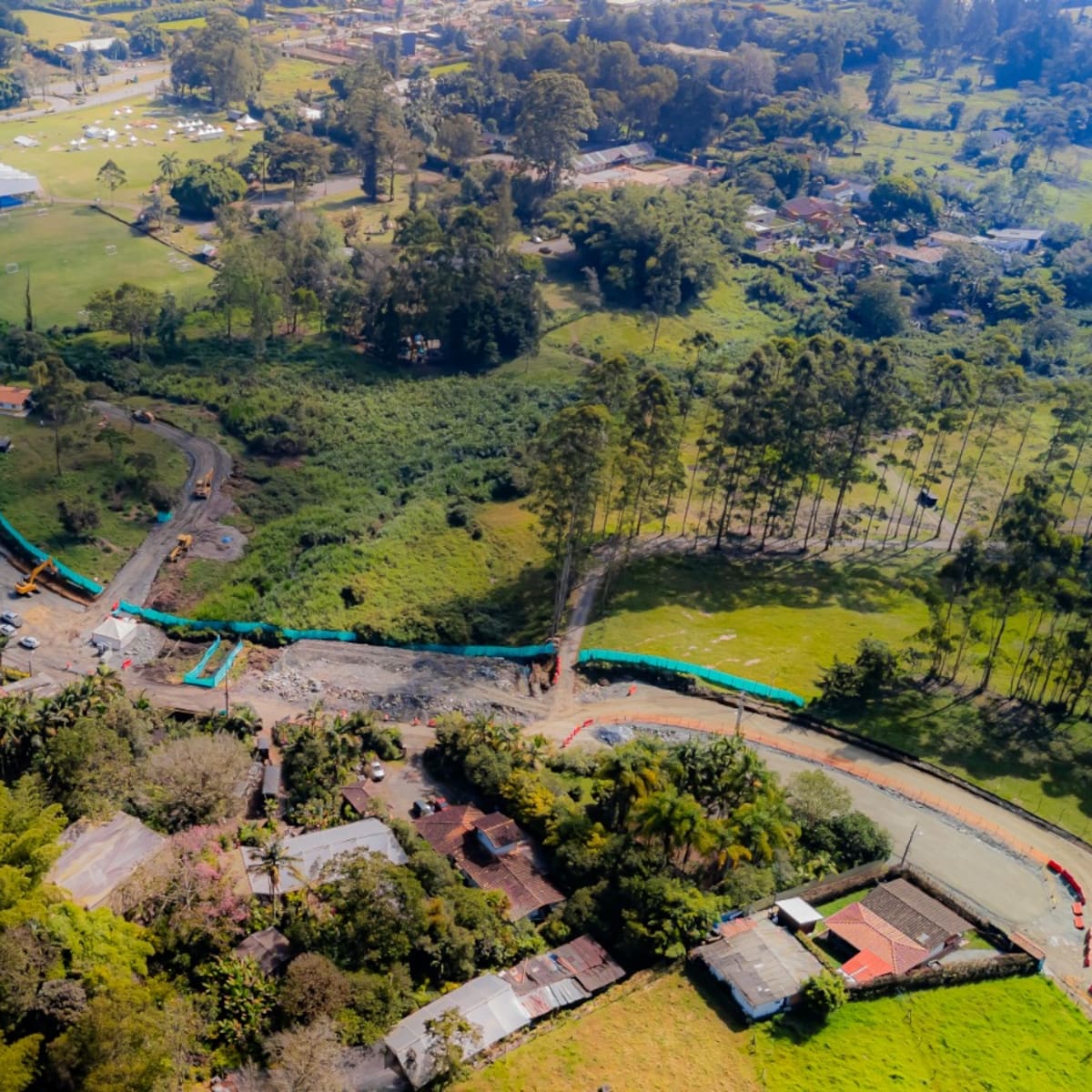 Inician obras en nuevo tramo de vía Llanogrande – Canadá; habrá paso controlado desde el 3 de agosto