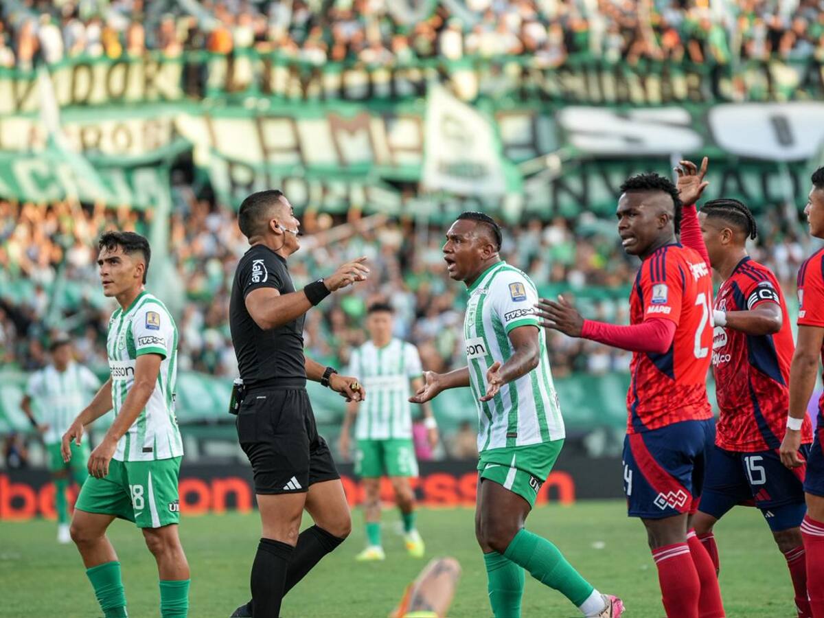 Nacional y Medellín empataron sin goles en la final ida de la Copa Colombia: resumen