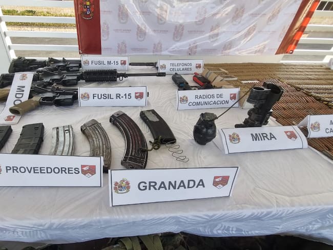 El Ejército Nacional alcanzó en 2025 la mayor incautación de armamento de los últimos diez años