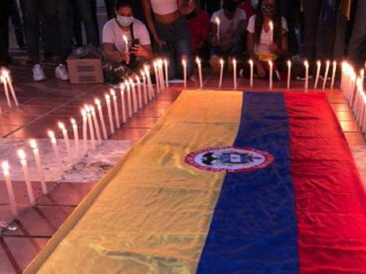 María La Baja marchó y fue ejemplo de civismo en Bolívar