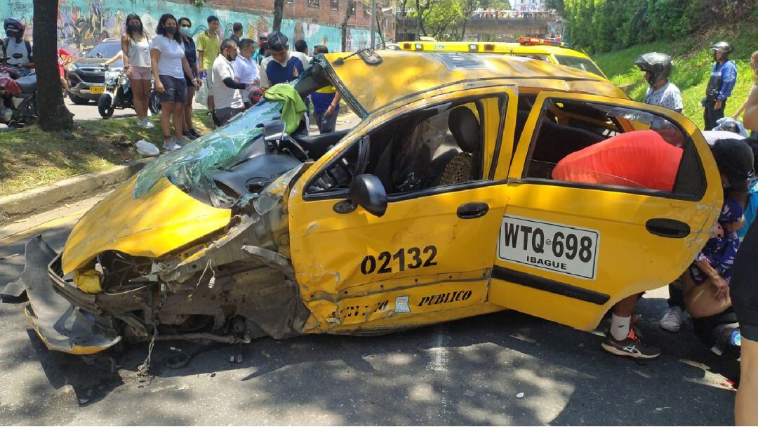 Accidente de tránsito en Ibagué