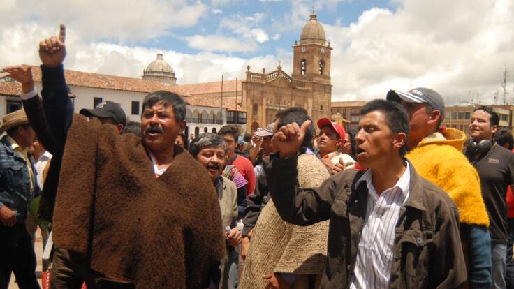 Campesinos de Boyacá anuncian hora cero para apoyar el paro camionero