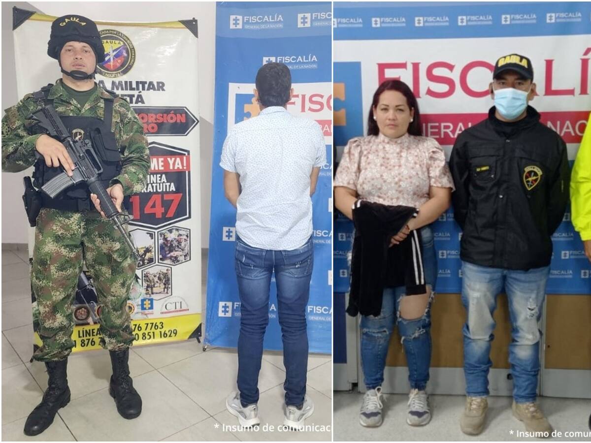 En Caquetá y Tolima capturan a los responsables del secuestro de una de familia