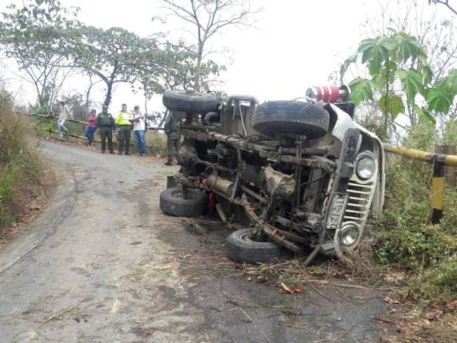 15 personas heridas deja un accidente de tránsito en el sur del Tolima
