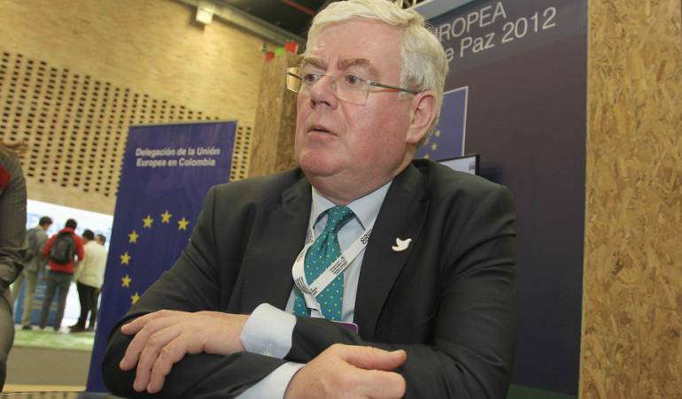 Eamon Gilmore, enviado especial de la Unión Europea para el proceso de paz.