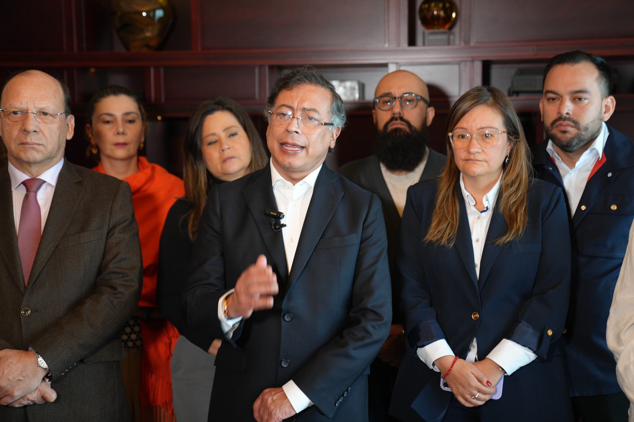 Alocución del presidente Gustavo Petro. 14 de mayo de 2025. Foto: Presidencia.