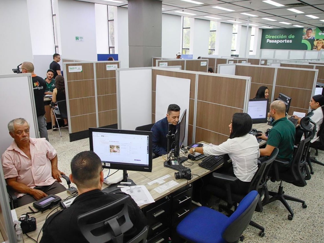 Oficina de pasaportes de Antioquia- foto gobernación