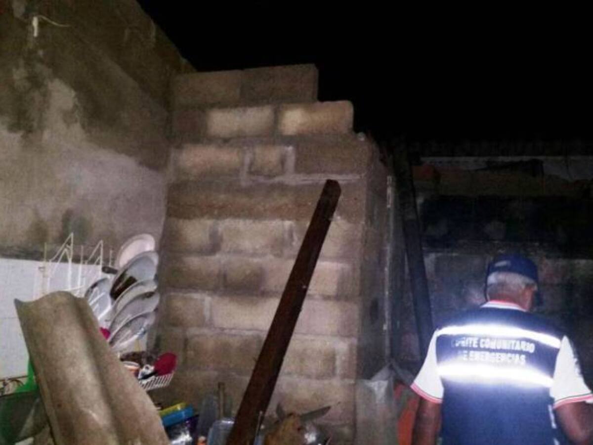 Dos menores heridos y cerca de 300 casas afectadas dejaron lluvias en Cartagena