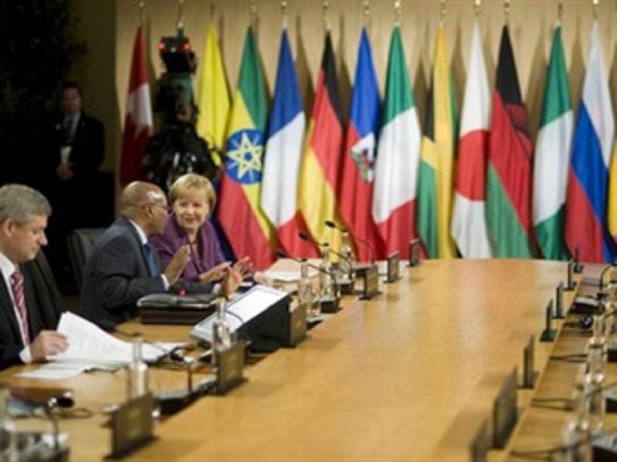 Comienza la reunión del G20 en Toronto con una cena de Estado