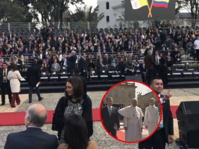 Visita del Papa Francisco a Bogotá en el año 2017.