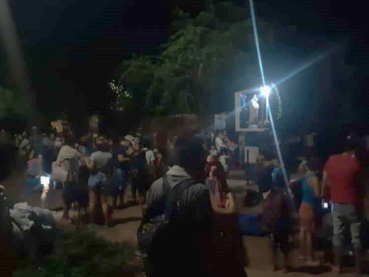Familias llegan desplazadas a Puerto Santander