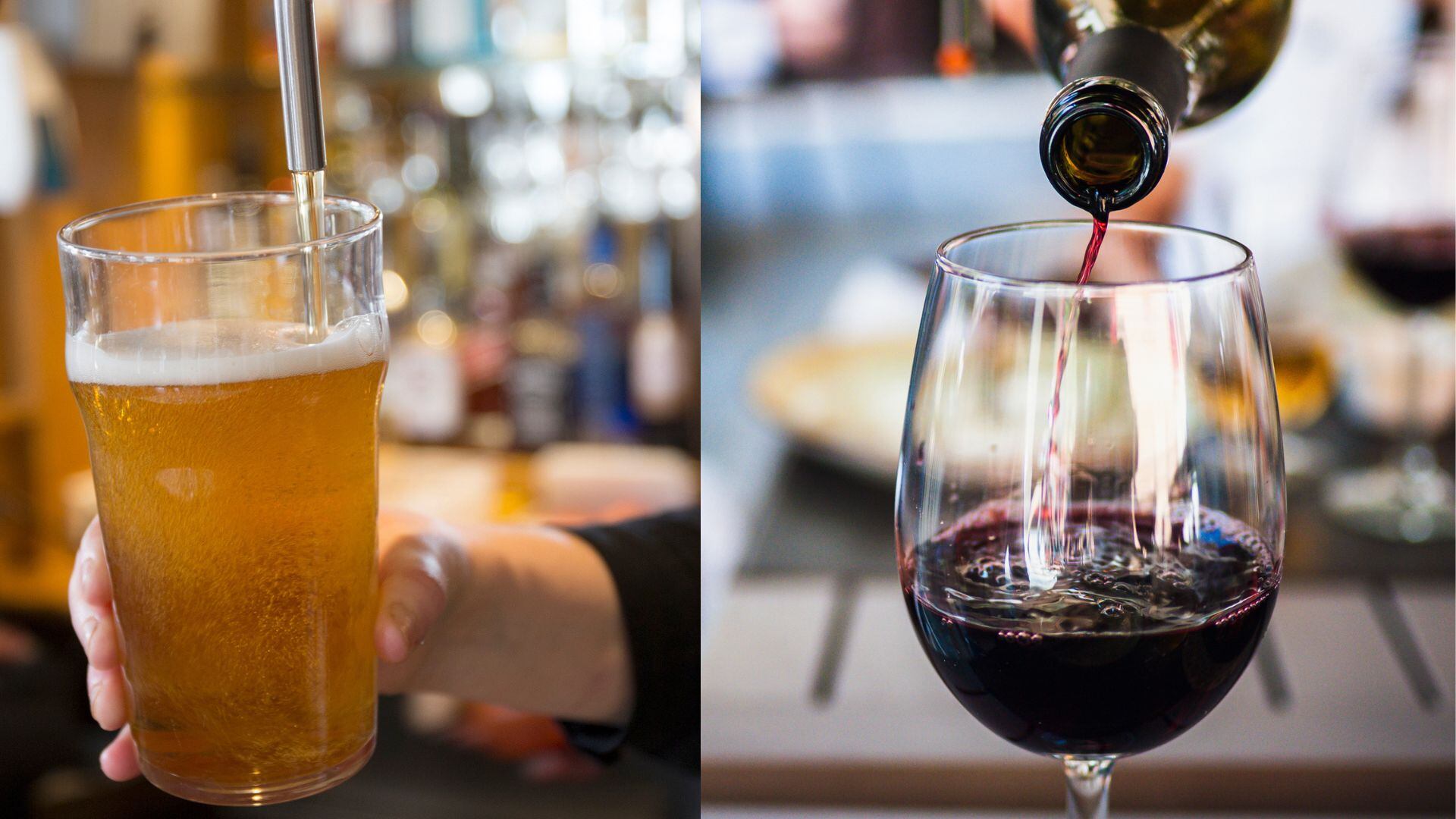 Cerveza y vino / Getty Images