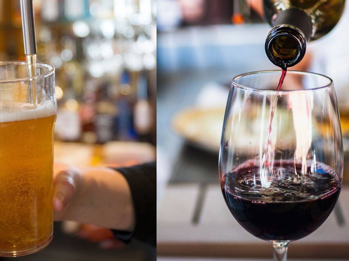 Qué tiene más calorías, ¿el vino o la cerveza?
