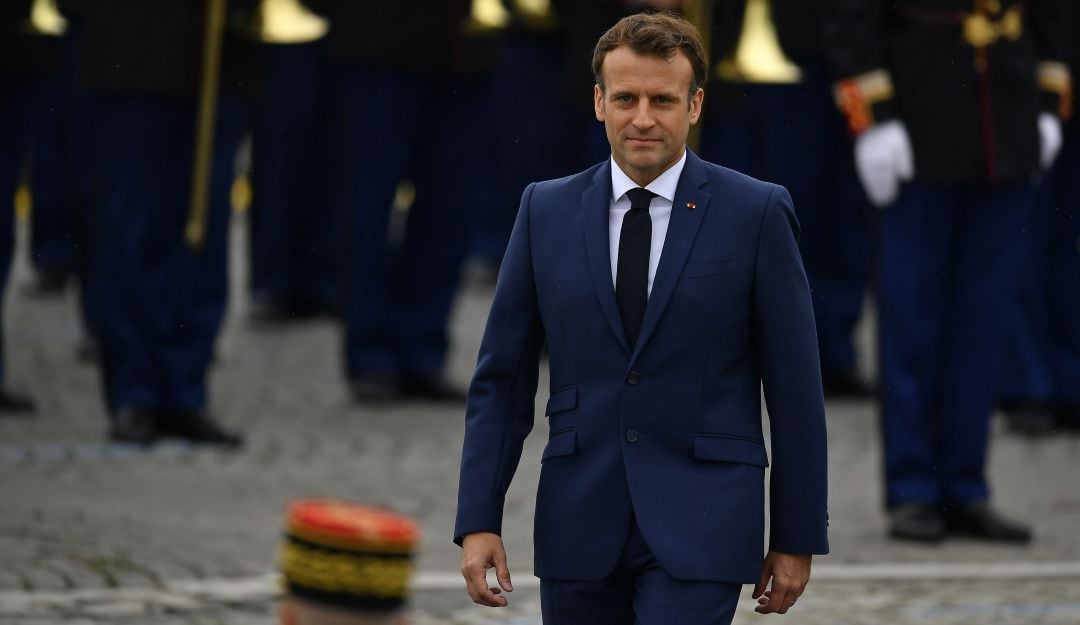 El presidente de Francia, Emmanuel Macron