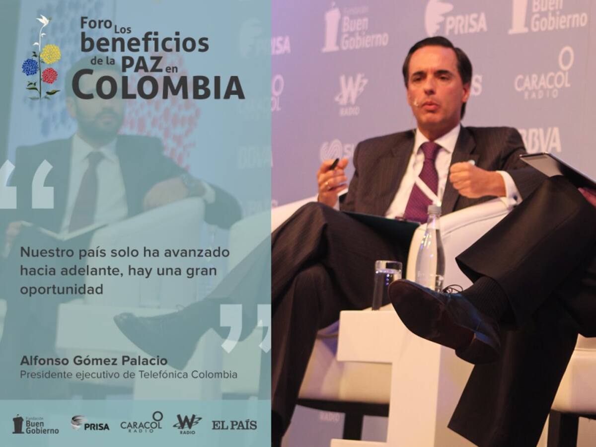 Colombiana viene en un franco proceso de transformación y con millonarias inversiones de largo plazo en diferentes sectores del aparato productivo que se van a fortalecer con La Paz, aseguró el presidente de Telefónica, Alfonso Gómez.
