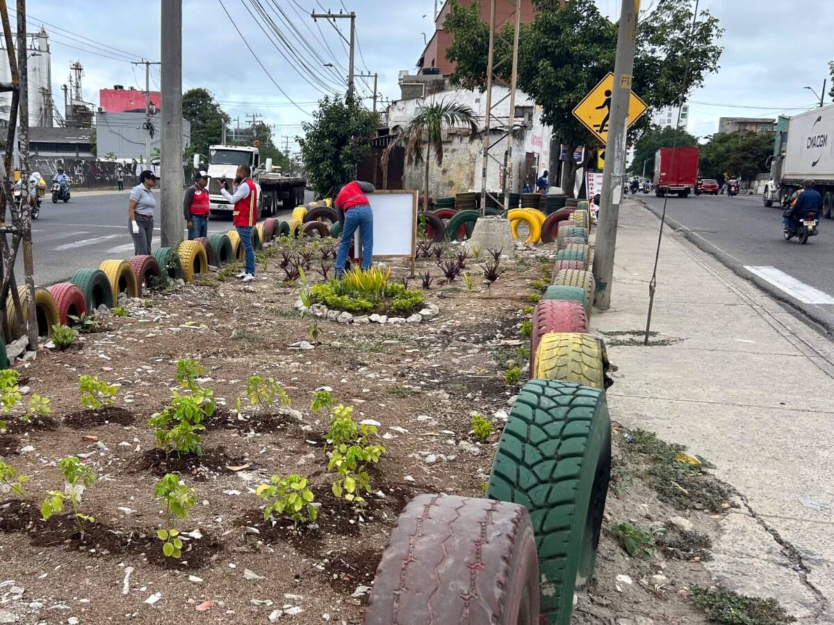 Veolia recuperó 10 puntos críticos que eran utilizados como basureros satélites en Cartagena