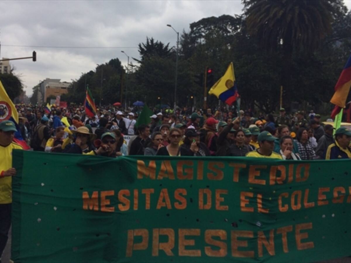 Educadores están inconformes con principio de acuerdo con el Gobierno