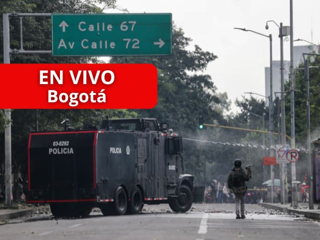 Manifestación de estudiantes de la Universidad Pedagógica (Colprensa-Mariano Vimos).