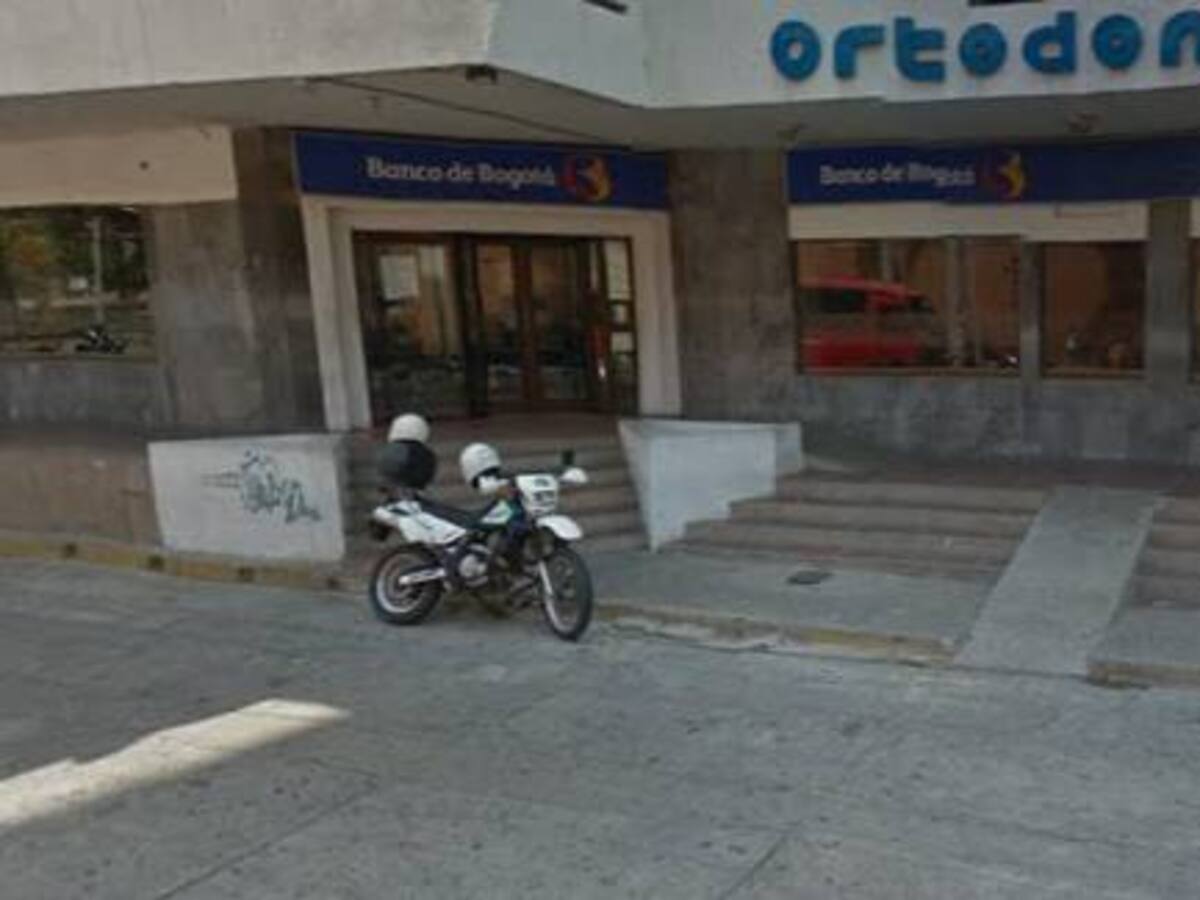 Roban $100 millones del banco de Bogotá en Barranquilla