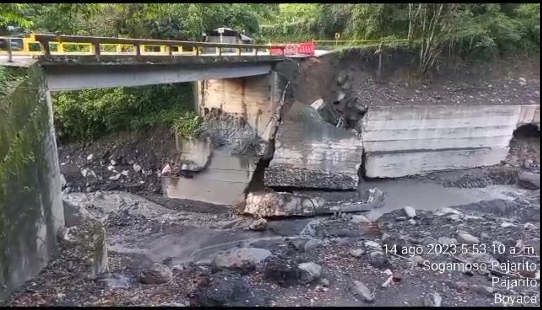 Transversal del Cusiana Km 84 - puente quebrada Negra