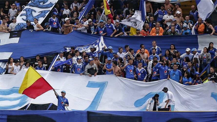 En el estadio el Campín de Bogotá se lleva a cabo el partido entre millonarios Vs Huila en el marco de la fecha 15 de la Liga Águila I 2017. Foto: Colprensa