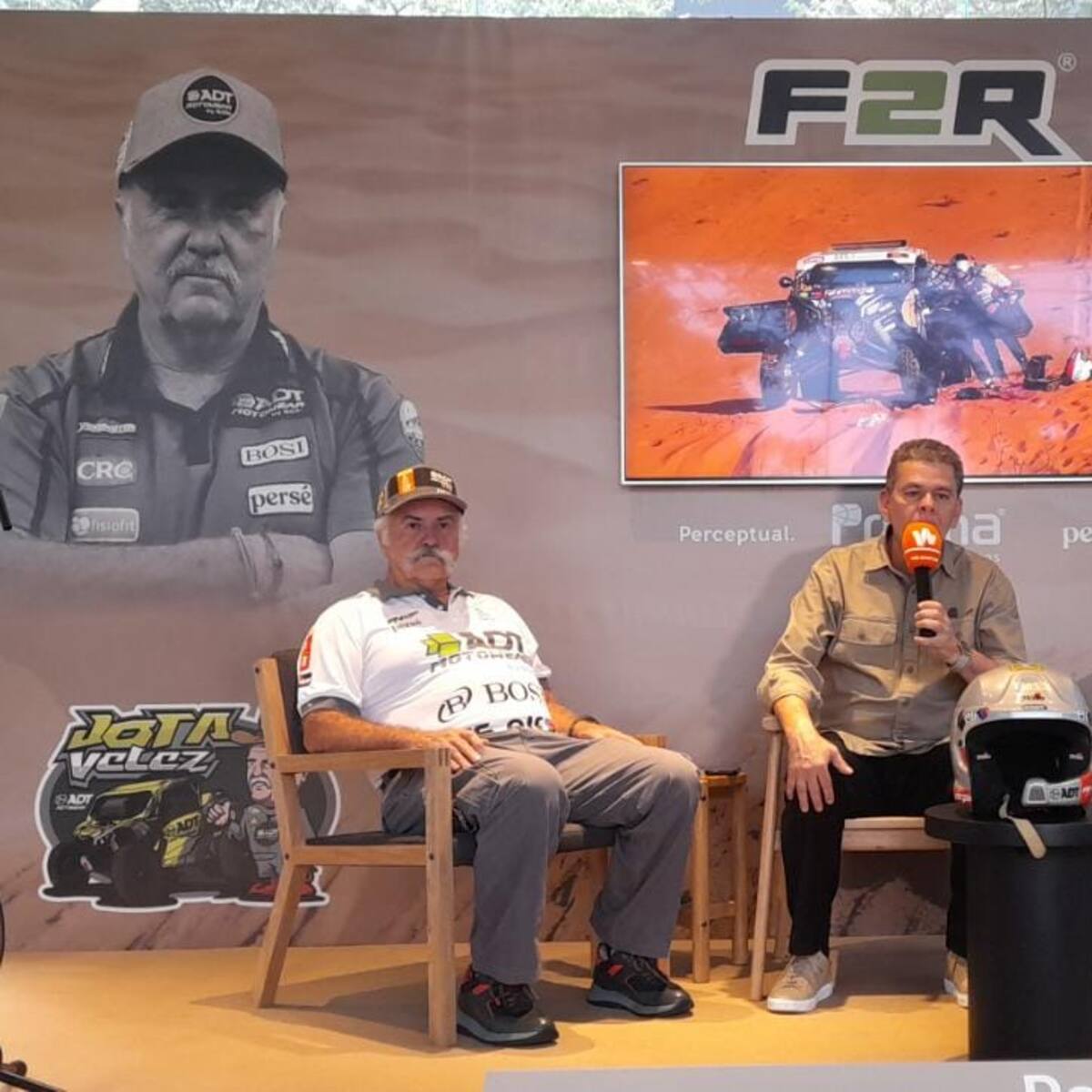 Javier Vélez y Mateo Moreno son Colombia en el Rally Dakar