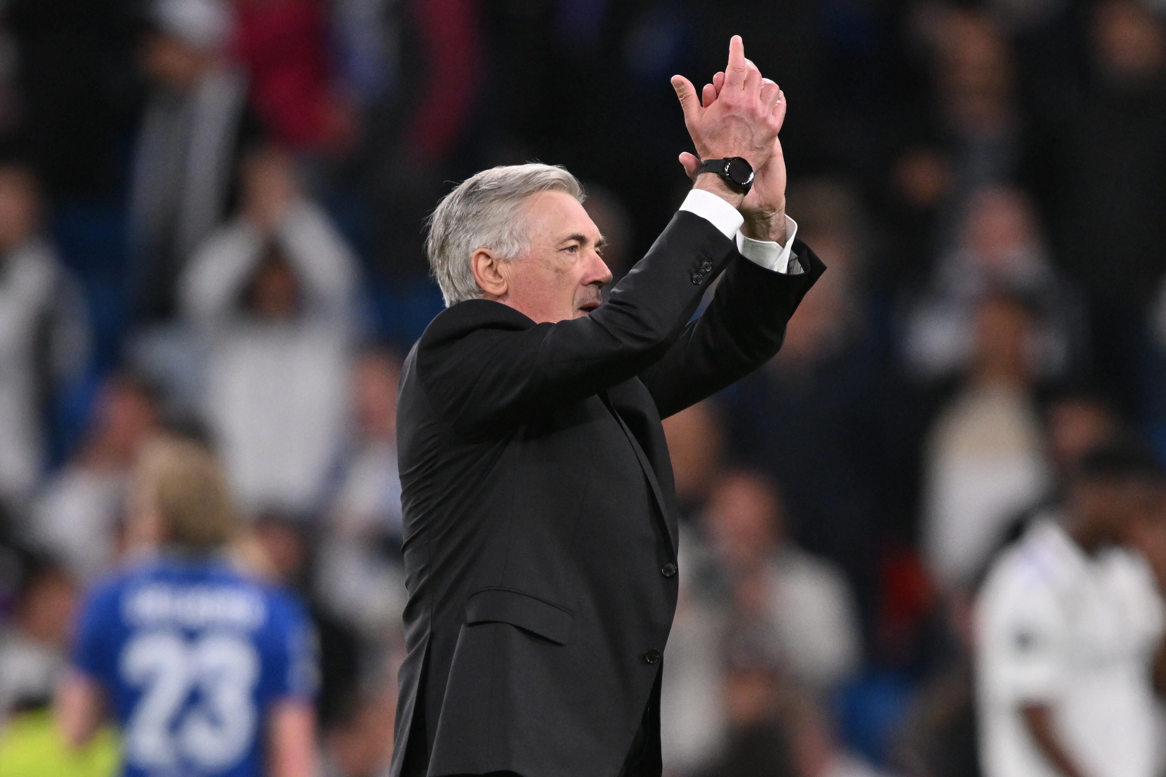 Carlo Ancelotti, DT del Real Madrid. (Photo by Will Palmer/Sportsphoto/Allstar via Getty Images)